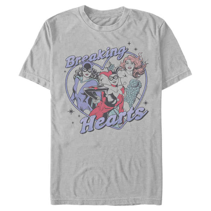 fifth sun Men's Batman Valentine's Day Heartbreaker T-Shirt