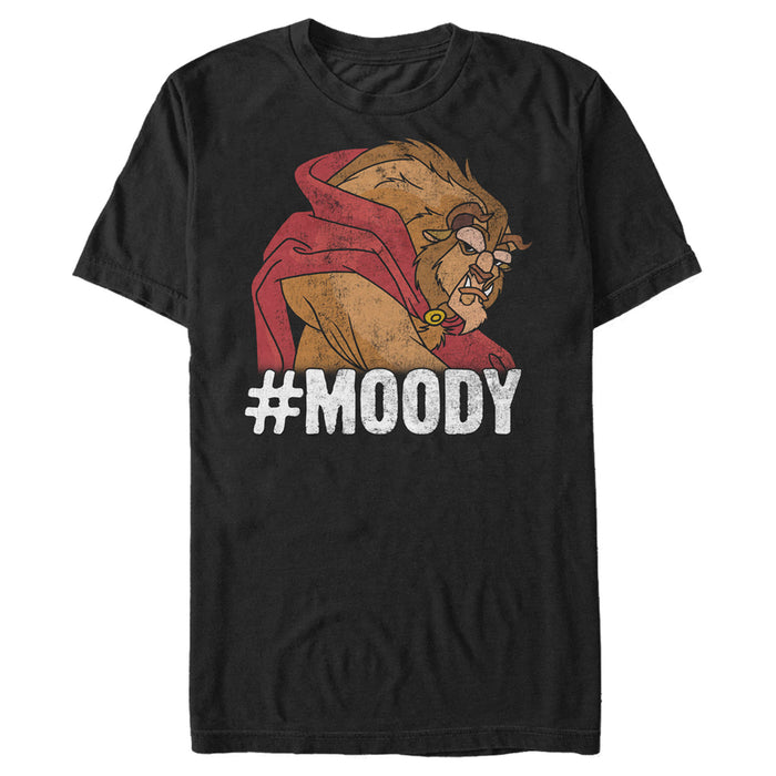 fifth sun Men's Beauty and the Beast #Moody Distressed T-Shirt