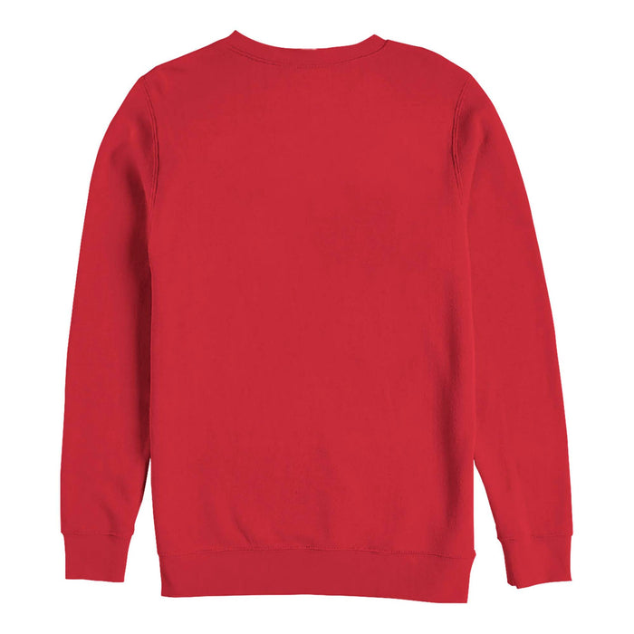 Fifth Sun Men's Beavis And Butt-Head Christmas Logo Rocker Wreath Sweatshirt