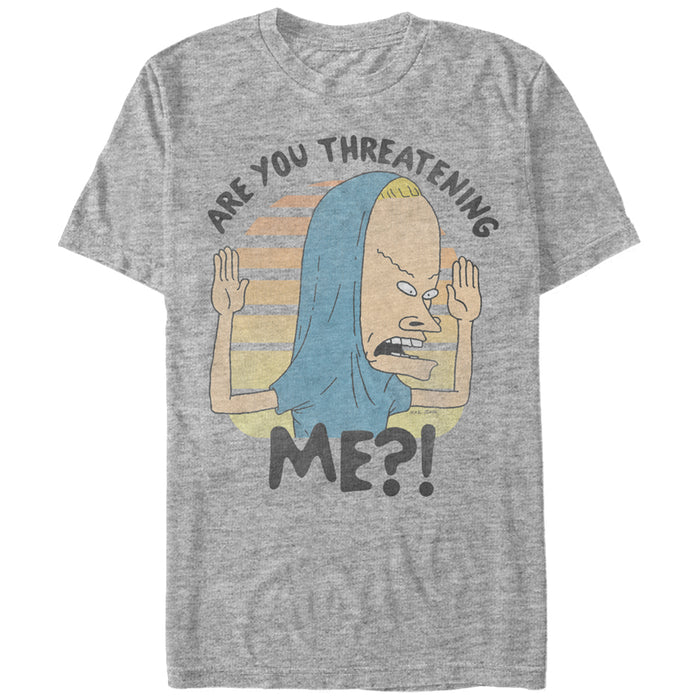fifth sun Men's Beavis and Butt-Head Cornholio Are You Threatening Me T-Shirt