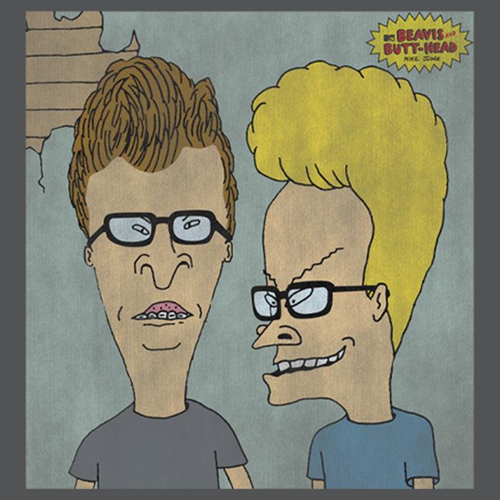 Fifth Sun Men's Beavis And Butt-Head Nerd Glasses T-Shirt
