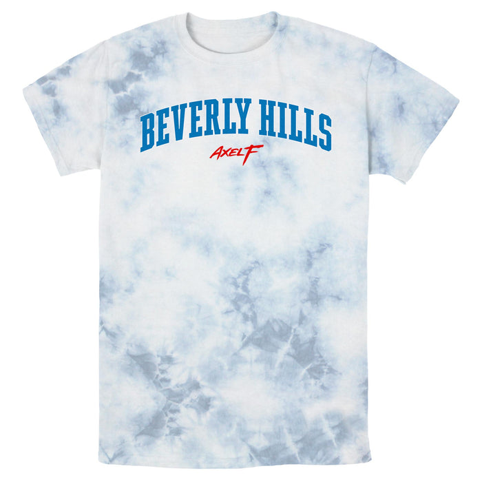 fifth sun Men's Beverly Hills Cop: Axel F Classic Blue Logo T-Shirt