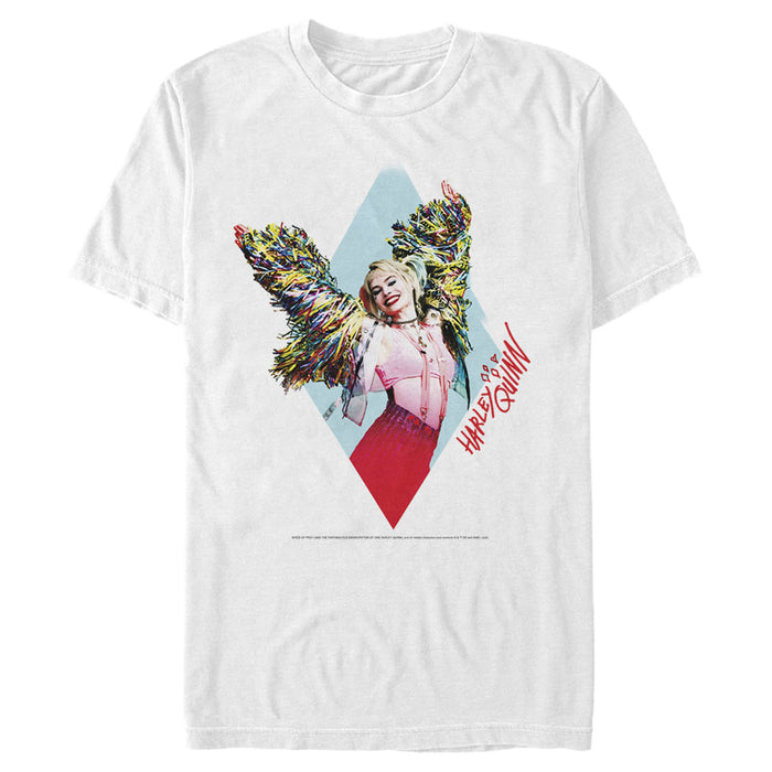fifth sun Men's Birds of Prey Harley Quinn Mayhem T-Shirt
