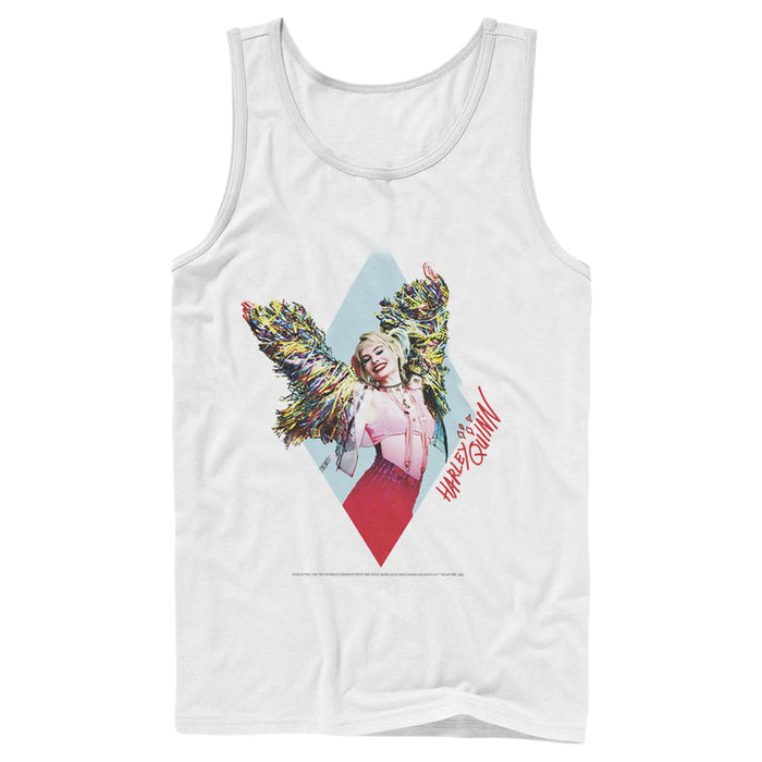 fifth sun Men's Birds of Prey Harley Quinn Mayhem Tank Top