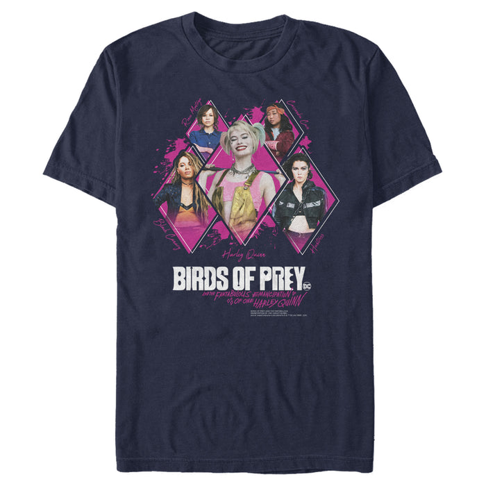 fifth sun Men's Birds of Prey Harley's Diamond Squad T-Shirt