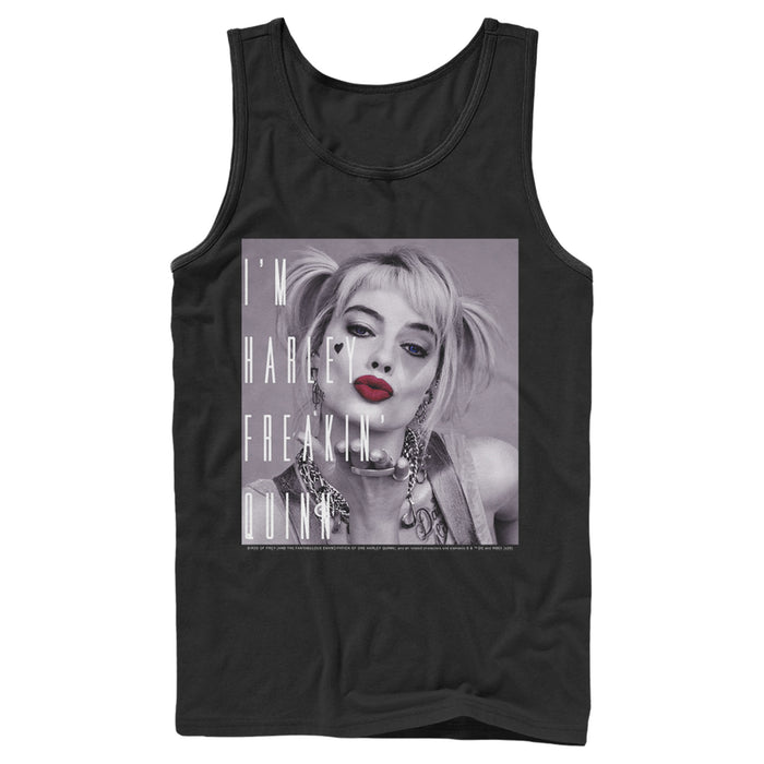 fifth sun Men's Birds of Prey I'm Harley Freakin' Quinn Tank Top