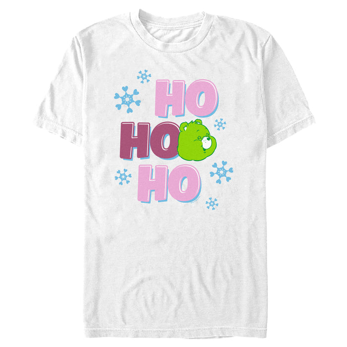 fifth sun Men's Care Bears Good Luck Bear Ho Ho Ho T-Shirt