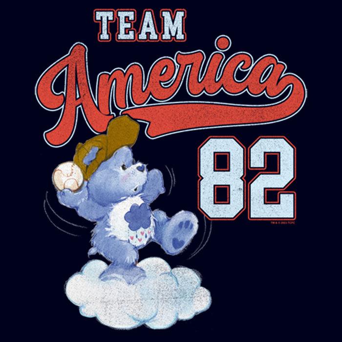 Fifth Sun Men's Care Bears Grumpy Bear Team America 82 T-Shirt