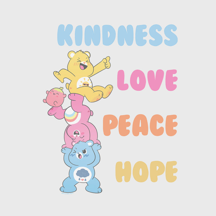 Fifth Sun Men's Care Bears Kindness Love Peace Hope Bears T-Shirt