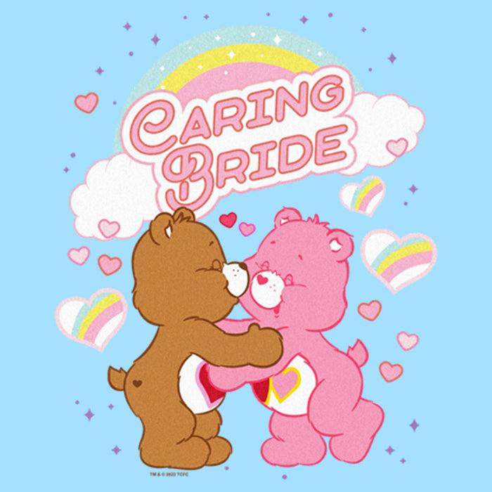 Fifth Sun Men's Care Bears Love-a-Lot And Tenderheart Bear Caring Bride T-Shirt