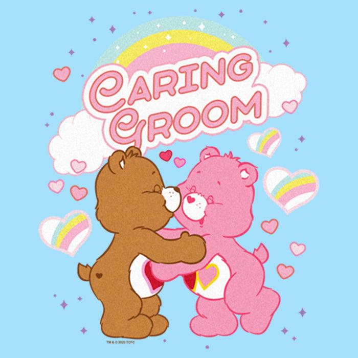 Fifth Sun Men's Care Bears Love-a-Lot And Tenderheart Bear Caring Groom T-Shirt