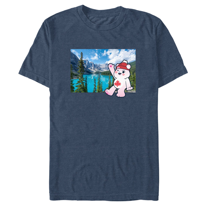 fifth sun Men's Care Bears True North Bear Lake Photo T-Shirt