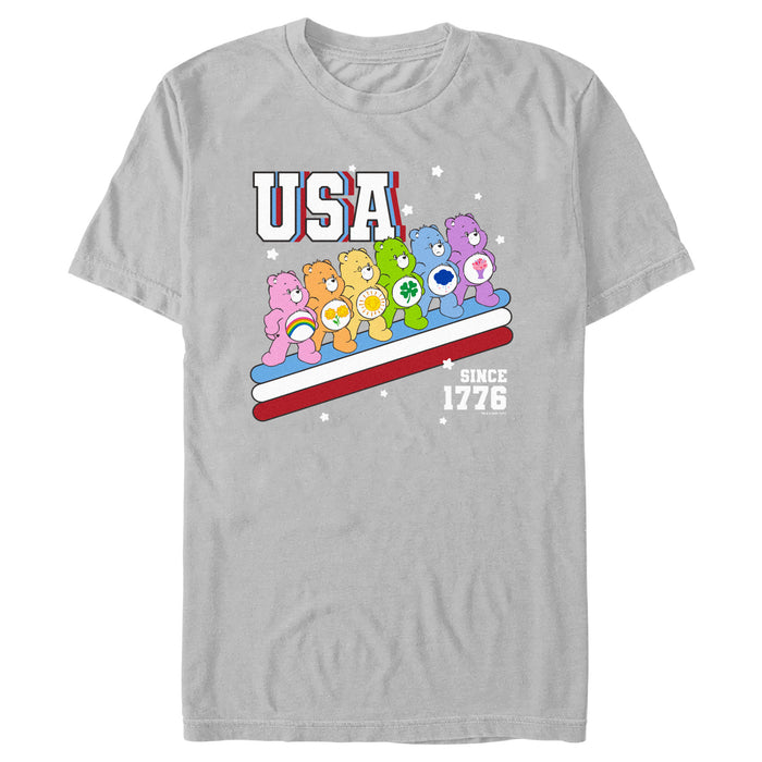 fifth sun Men's Care Bears USA Crew Since 1776 T-Shirt
