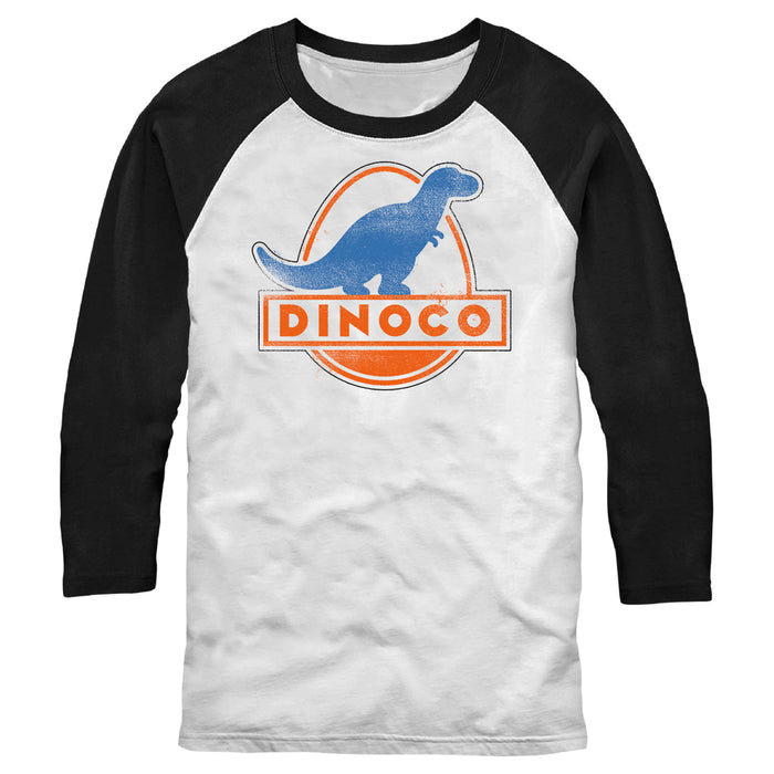 fifth sun Men's Cars Dinoco Classic Logo Baseball Tee
