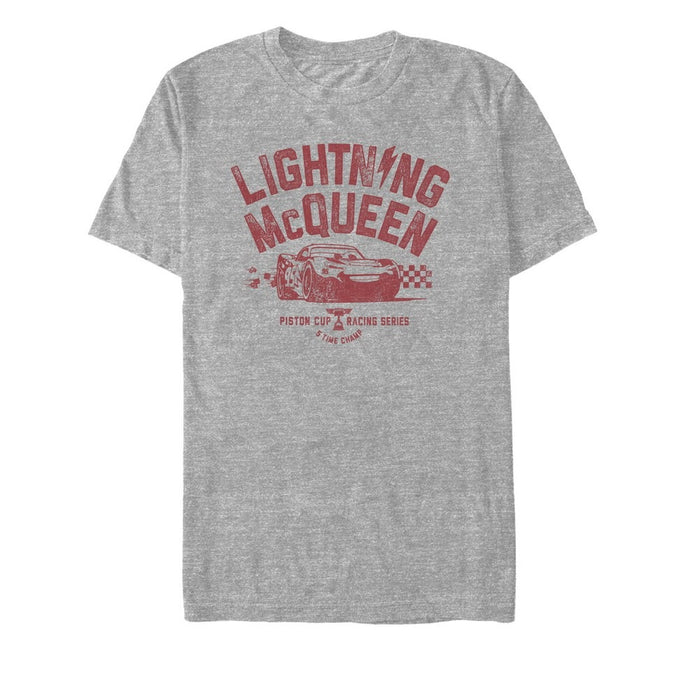 fifth sun Men's Cars Lightning McQueen Piston Cup T-Shirt