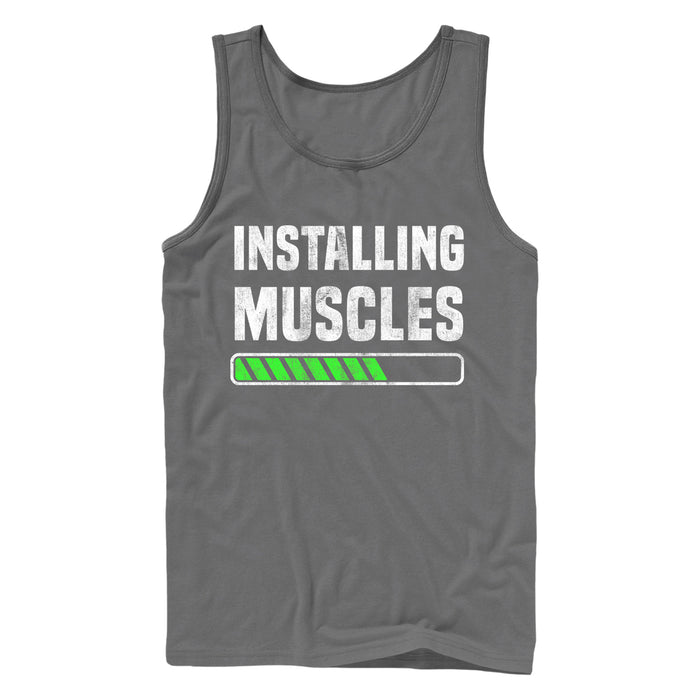 fifth sun Men's CHIN UP Installing Muscles Tank Top