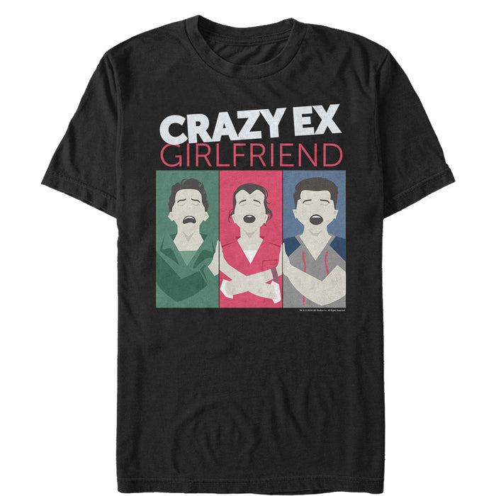 fifth sun Men's Crazy Ex-Girlfriend No One is Singing My Song Panel T-Shirt