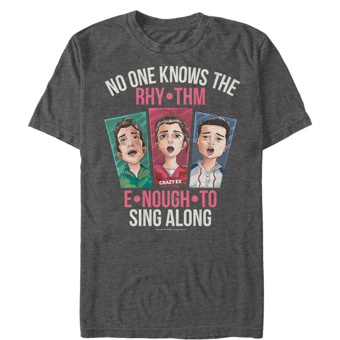 fifth sun Men's Crazy Ex-Girlfriend No One Knows the Rhythm T-Shirt