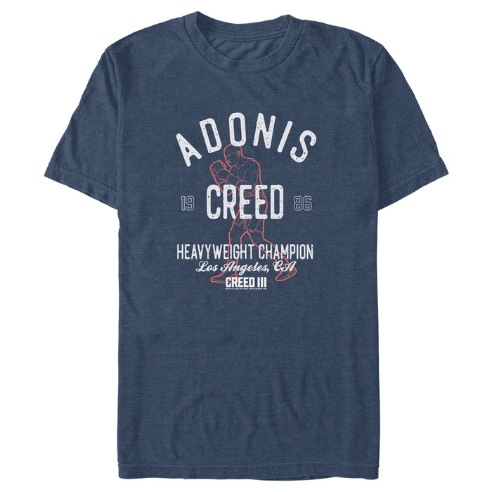 fifth sun Men's Creed III Adonis Heavyweight Champion T-Shirt