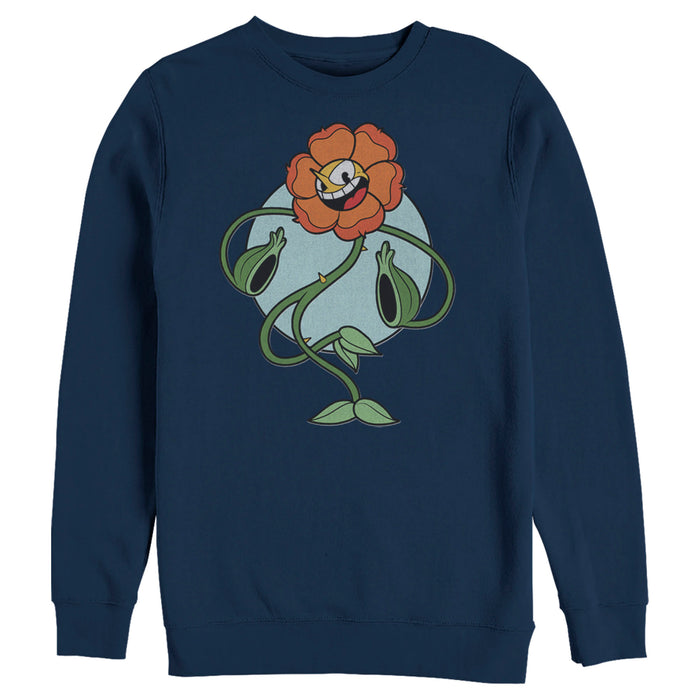 fifth sun Men's Cuphead Cagney Carnation Sweatshirt