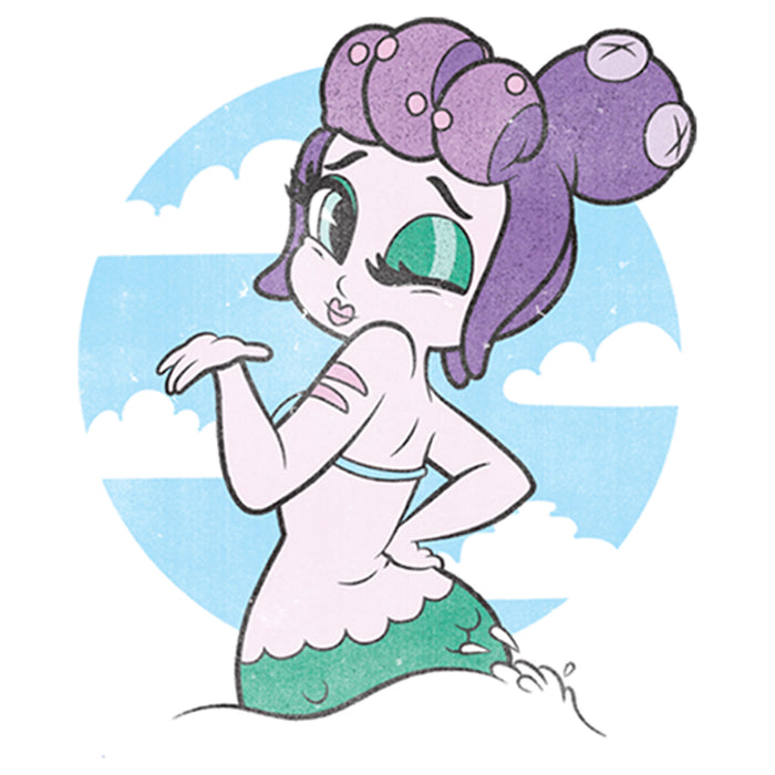 Fifth Sun Men's Cuphead Cala Maria Blowing A Kiss T-Shirt