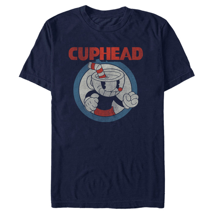 fifth sun Men's Cuphead Ready to Brawl Distressed T-Shirt