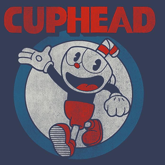 Fifth Sun Men's Cuphead Smile And Wave Distressed Tank Top