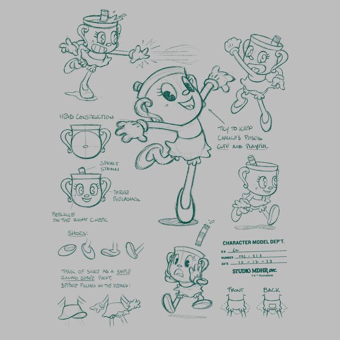 Fifth Sun Men's Cuphead The Delicious Last Course Concept Chalice T-Shirt