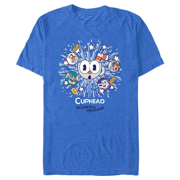 fifth sun Men's Cuphead The Delicious Last Course Mind Blown T-Shirt