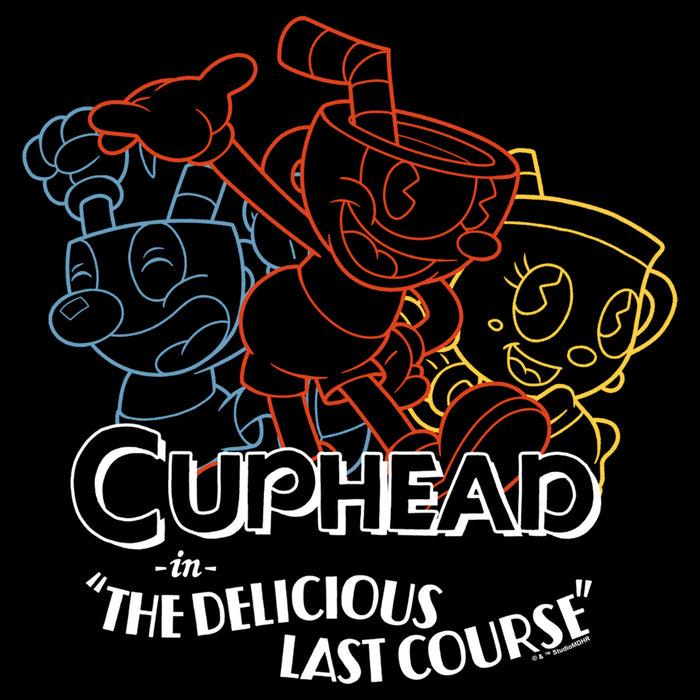 Fifth Sun Men's Cuphead The Delicious Last Course Three Cups T-Shirt