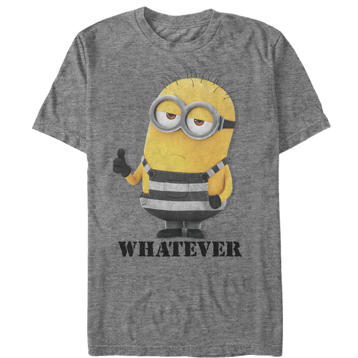fifth sun Men's Despicable Me 3 Minion Whatever Prisoner T-Shirt