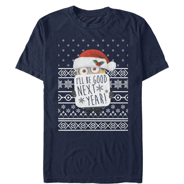 fifth sun Men's Despicable Me Christmas Good Minion T-Shirt