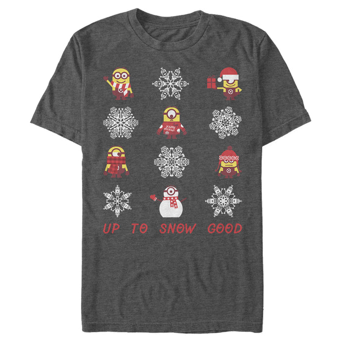fifth sun Men's Despicable Me Christmas Up to Snow Good T-Shirt