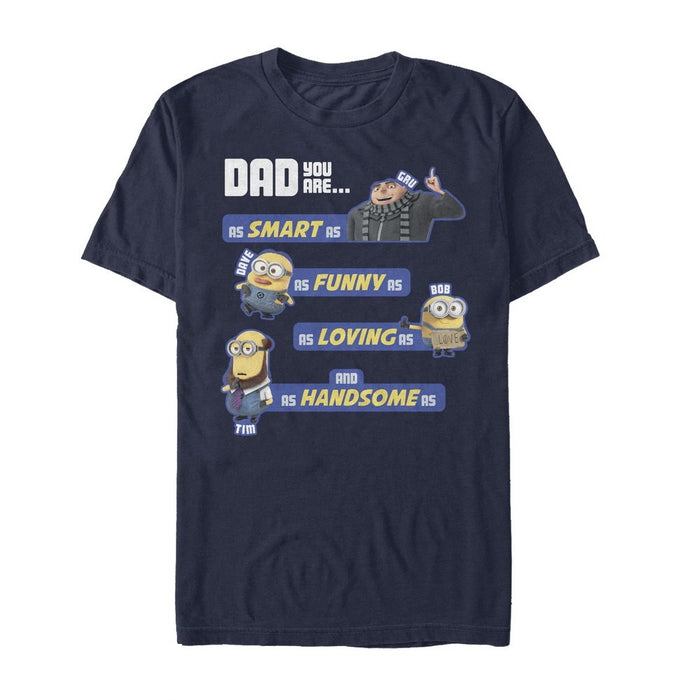 fifth sun Men's Despicable Me Dad Best Qualities T-Shirt