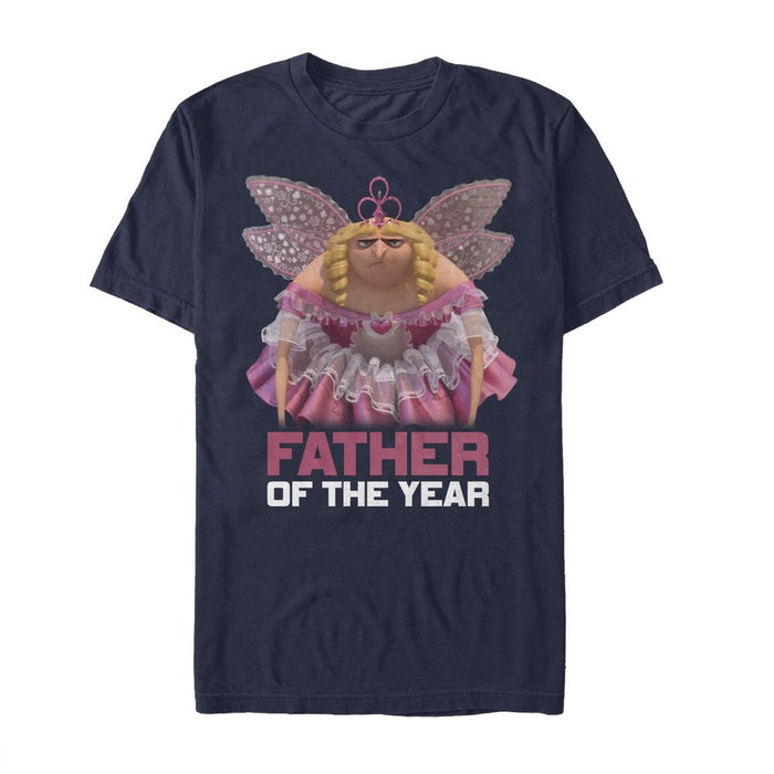 fifth sun Men's Despicable Me Father of the Year Fairy Gru T-Shirt