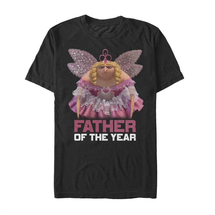 fifth sun Men's Despicable Me Father of the Year Fairy Gru T-Shirt