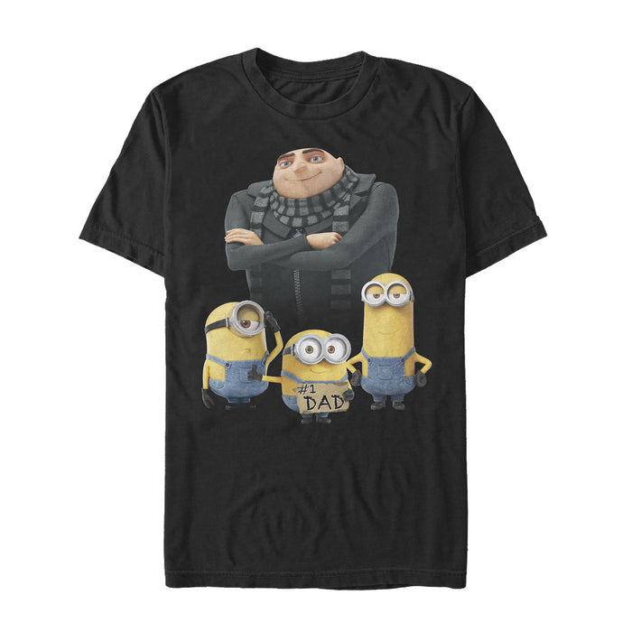 fifth sun Men's Despicable Me Father's Day #1 Dad T-Shirt