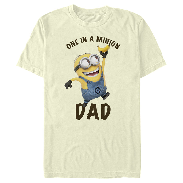 fifth sun Men's Despicable Me Father's Day One in a Minion Dad T-Shirt