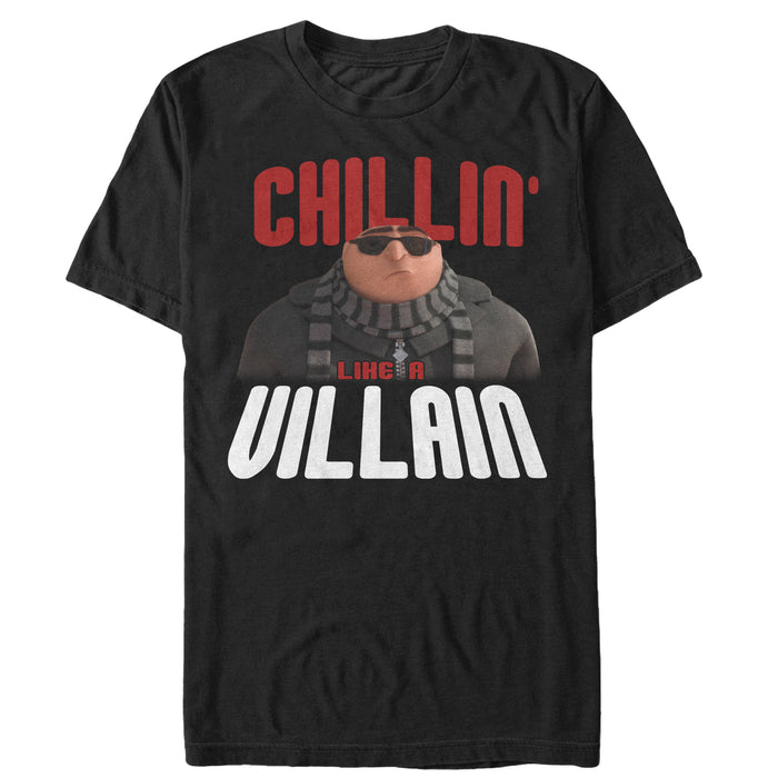 fifth sun Men's Despicable Me Gru Chillin' Like a Villain T-Shirt