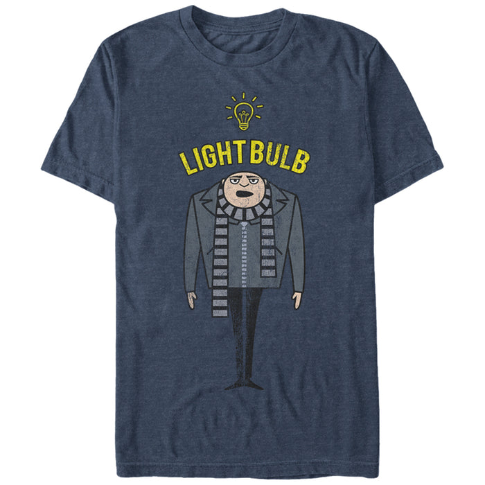 fifth sun Men's Despicable Me Gru Lightbulb T-Shirt