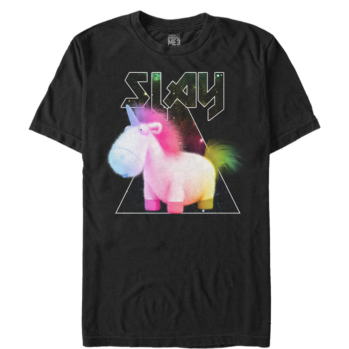 fifth sun Men's Despicable Me Metal Rock Unicorn T-Shirt