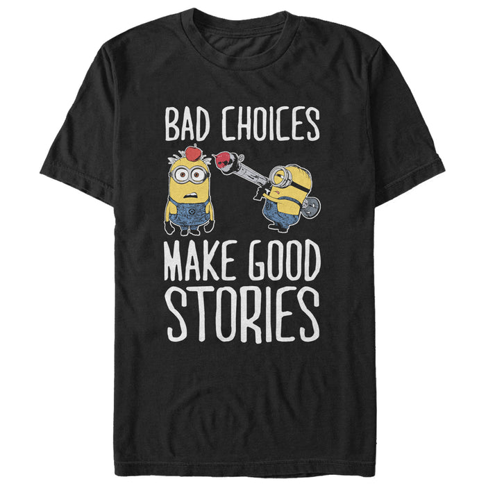 fifth sun Men's Despicable Me Minion Bad Choices T-Shirt