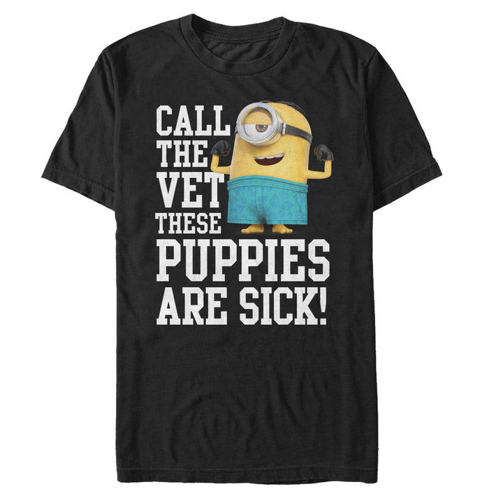 fifth sun Men's Despicable Me Minion Call the Vet T-Shirt