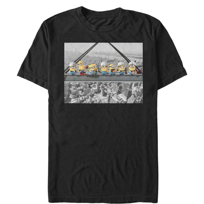 fifth sun Men's Despicable Me Minion Construction Lunch T-Shirt