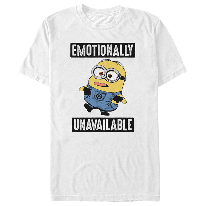 Fifth Sun Men's Despicable Me Minion Emotionally Unavailable T-Shirt