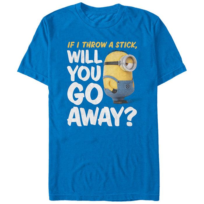 fifth sun Men's Despicable Me Minion Go Away T-Shirt