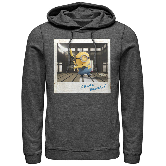 fifth sun Men's Despicable Me Minion Karate Pull Over Hoodie