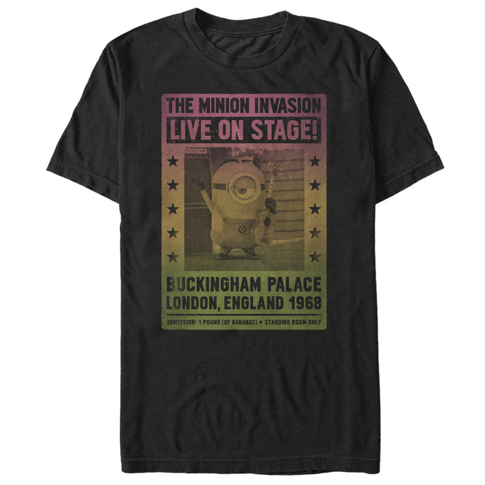 fifth sun Men's Despicable Me Minion Live on Stage Poster T-Shirt