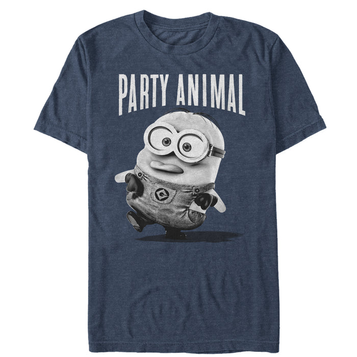 fifth sun Men's Despicable Me Minion Party Animal T-Shirt