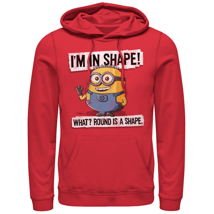 fifth sun Men's Despicable Me Minion Round Shape Pull Over Hoodie